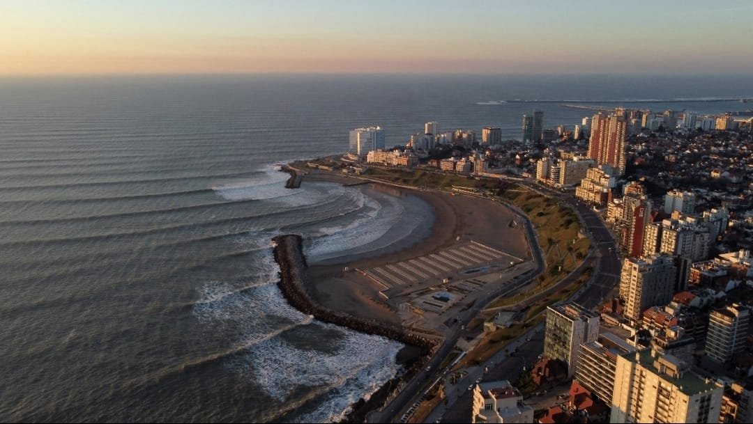 Vista aérea de Mar del Plata